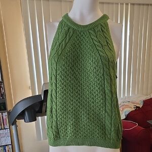 NWT Green Knit Tank Top